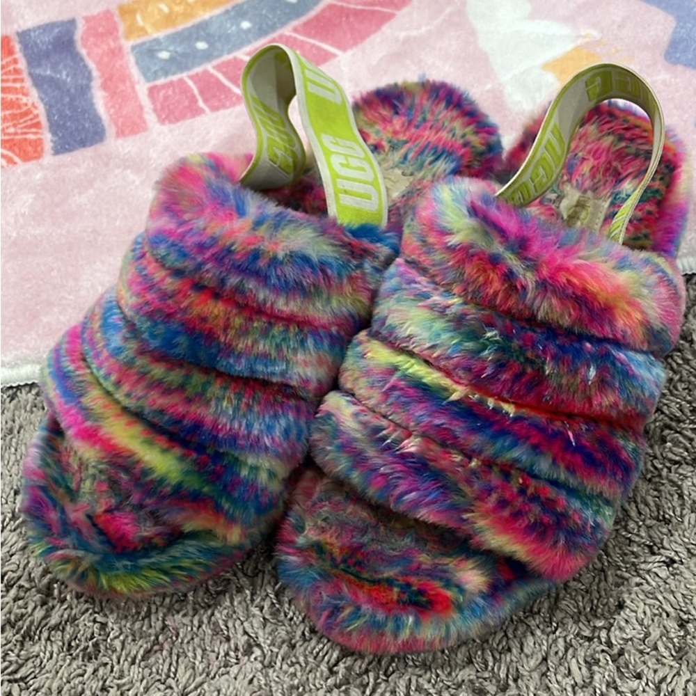 Multicolor fluff yeah slides